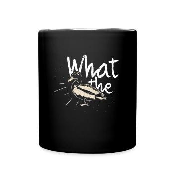 Duck saying gift - Full Colour Mug - black - Front