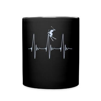 Ski Heartbeat Ski Freeride - Mug uni - noir - Devant