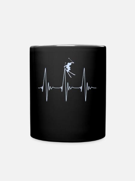 Ski Heartbeat Ski Freeride - Mug uni - noir