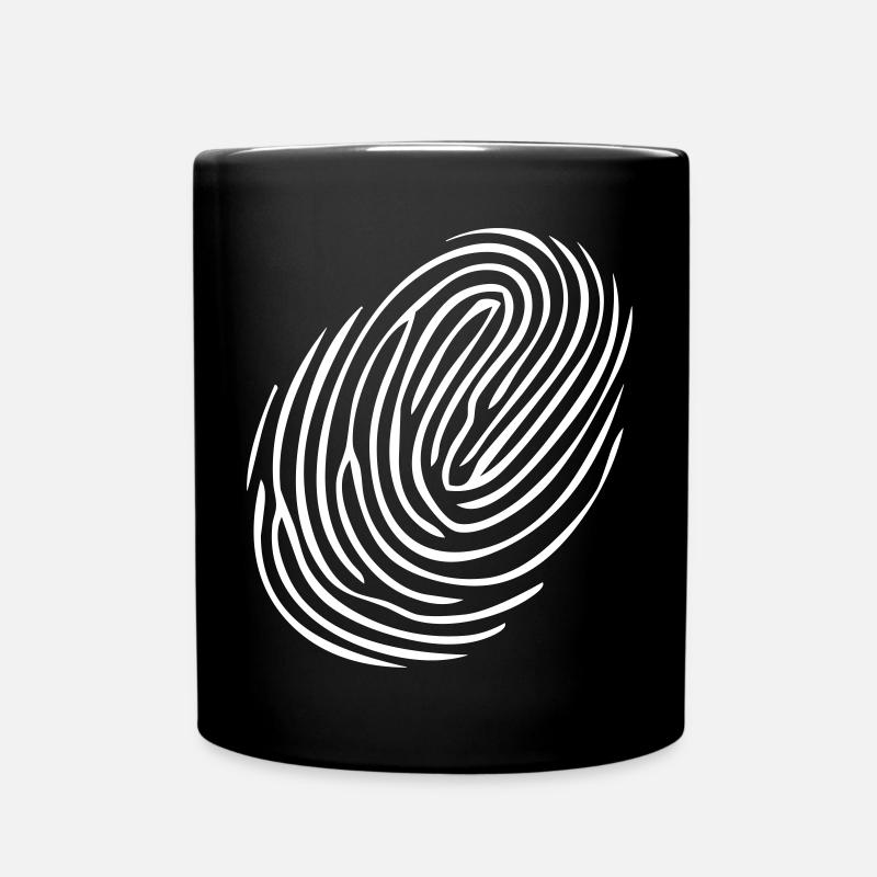 Fingerprint Fingerprint - Full Colour Mug - black