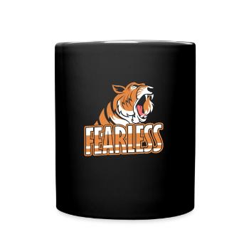 tigre - Mug uni - noir - Devant