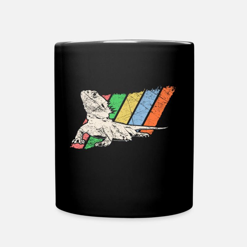 Haustier Retro - Tasse einfarbig - Schwarz
