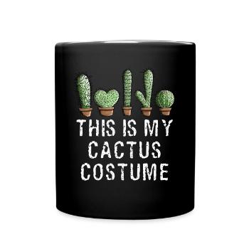 This Is My Cactus Costume I Cactus Costume Plants - Full Colour Mug - black - Front