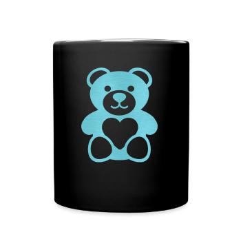 Ours - Mug uni - noir - Devant