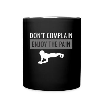 Sport Fitness Gift Idea - Full Colour Mug - black - Front
