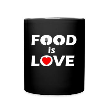 eat - Full Colour Mug - black - Front
