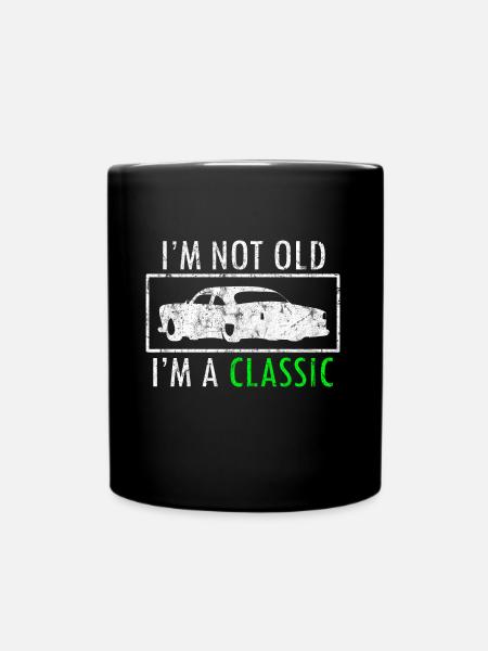 Auto - Tasse einfarbig - Schwarz