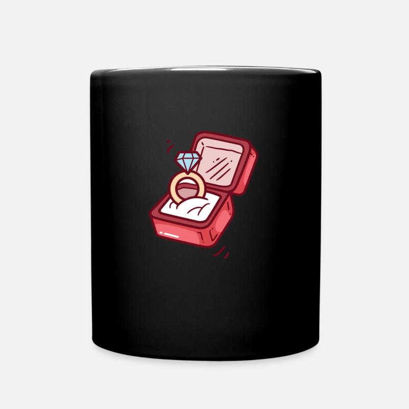 Ring - Tasse einfarbig - Schwarz