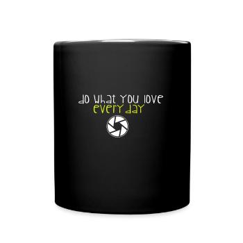 Fotograf - Tasse einfarbig - Schwarz - Vorne
