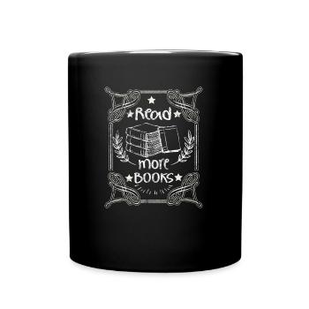 Books - Full Colour Mug - black - Front