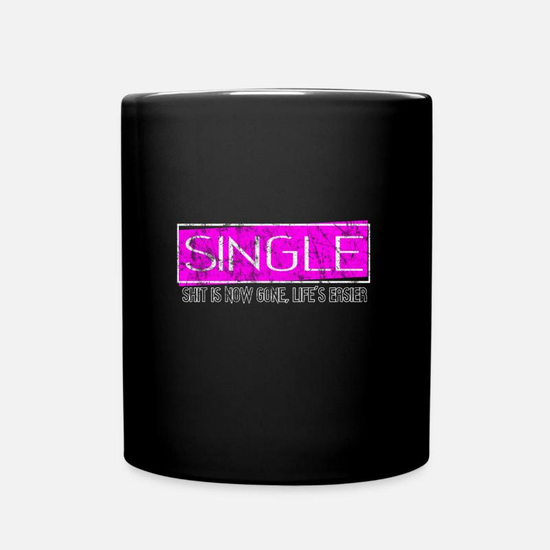 Single - Tasse einfarbig - Schwarz