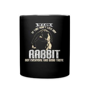 Pet bunny - Full Colour Mug - black - Front