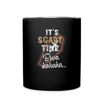 Halloween - Tasse einfarbig - Schwarz - Vorne