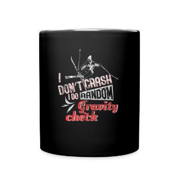 Dis le ski - Mug uni - noir - Devant