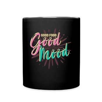 eat - Full Colour Mug - black - Front