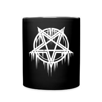 Satanic pentagram - Full Colour Mug - black - Front