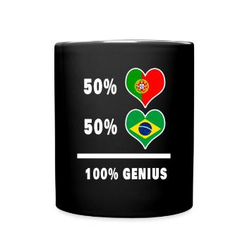 Portugal and Brazil Ingenious / Gift - Full Colour Mug - black - Front