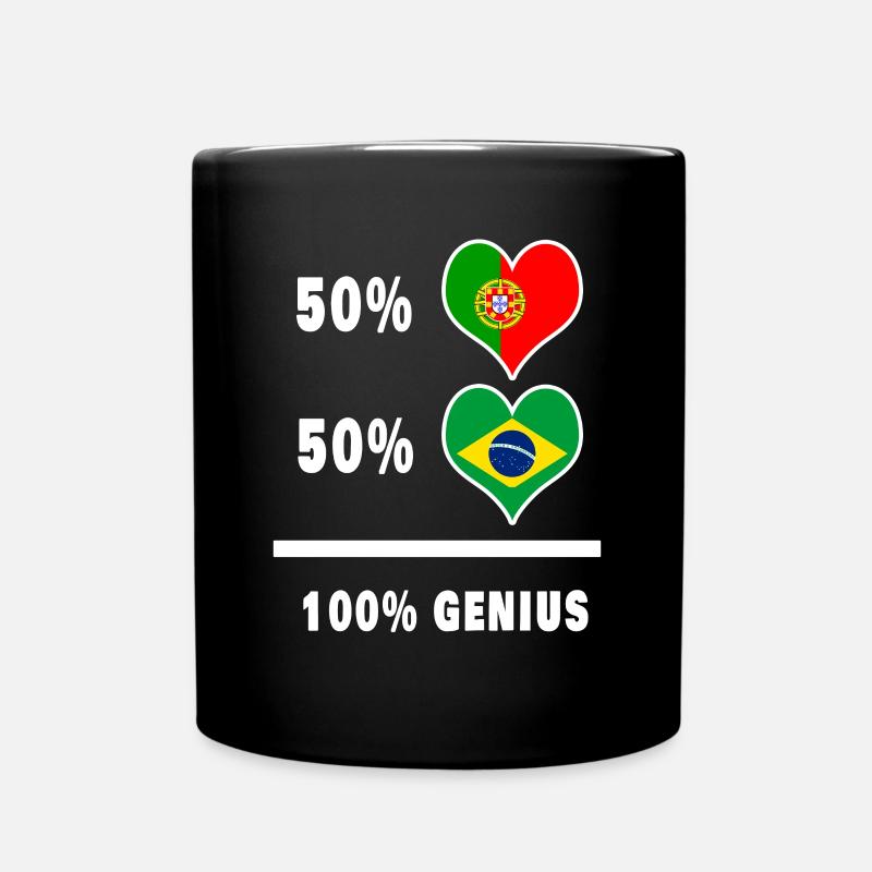Portugal et Brésil Genial / Cadeau - Mug uni - noir