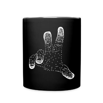 main - Mug uni - noir - Devant