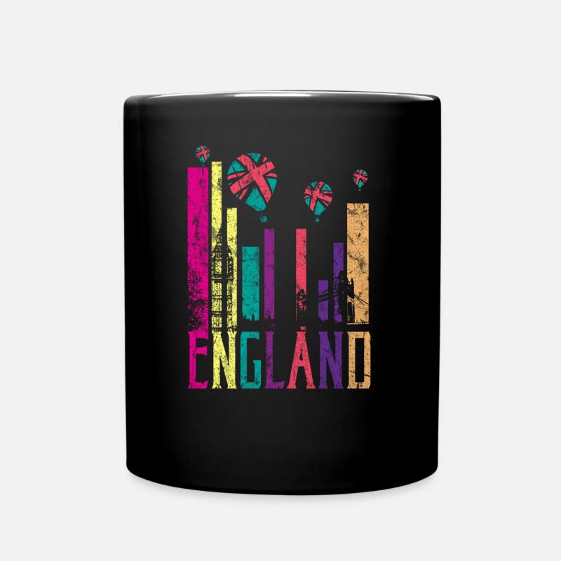 Vintage vintage Angleterre Angleterre - Mug uni - noir