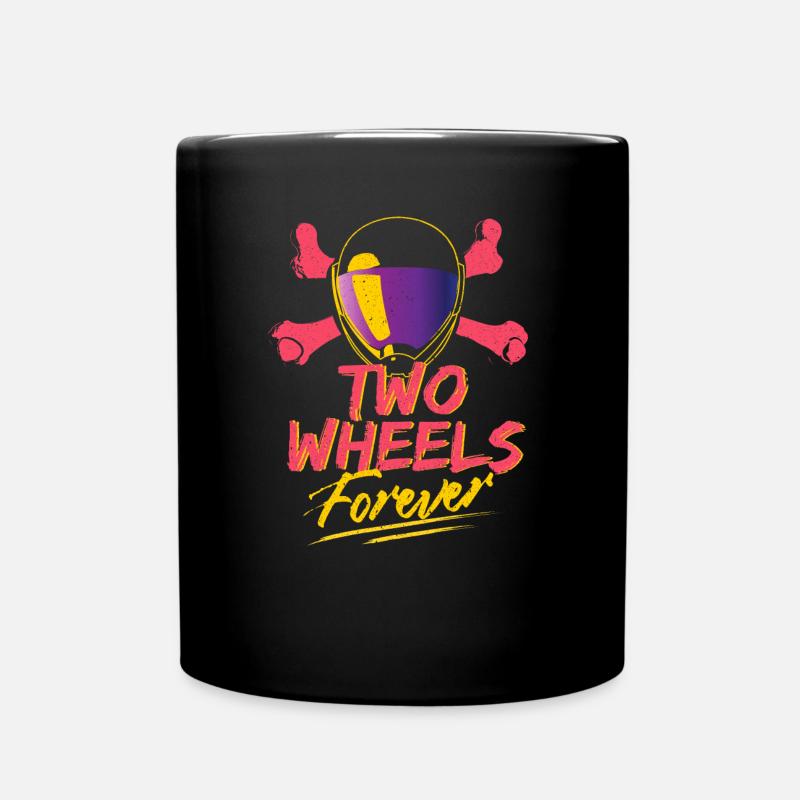 Motorcycle retro vintage - Full Colour Mug - black