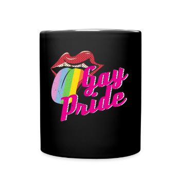 LGBT - Tasse einfarbig - Schwarz - Vorne