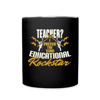 Schule Lehrer Lehrer - Tasse einfarbig - Schwarz - Vorne