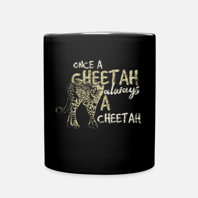 Gepard - Tasse einfarbig - Schwarz