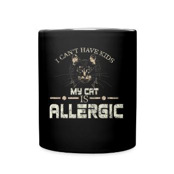 chat - Mug uni - noir - Devant