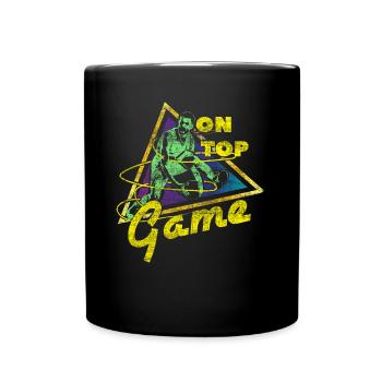 Basketball Retro Vintage Gift Idea - Full Colour Mug - black - Front