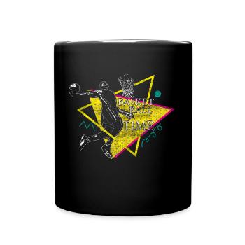 Basketball retro - Full Colour Mug - black - Front