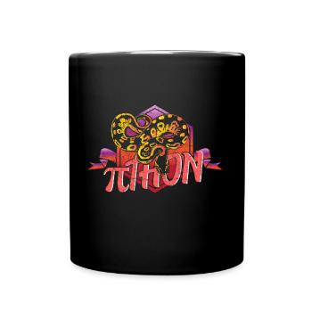 Pi Mathematik Python - Tasse einfarbig - Schwarz - Vorne