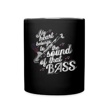 Bass clarinet gift - Full Colour Mug - black - Front