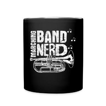 Trombone Marching Band - Full Colour Mug - black - Front