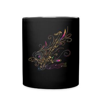 Bass clarinet gift idea - Full Colour Mug - black - Front
