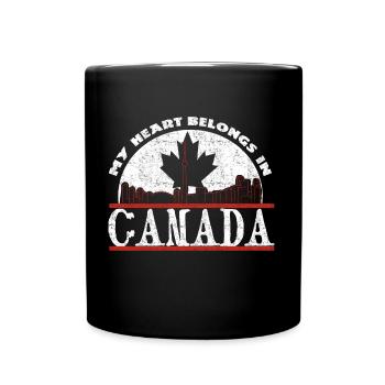 Canada - Mug uni - noir - Devant