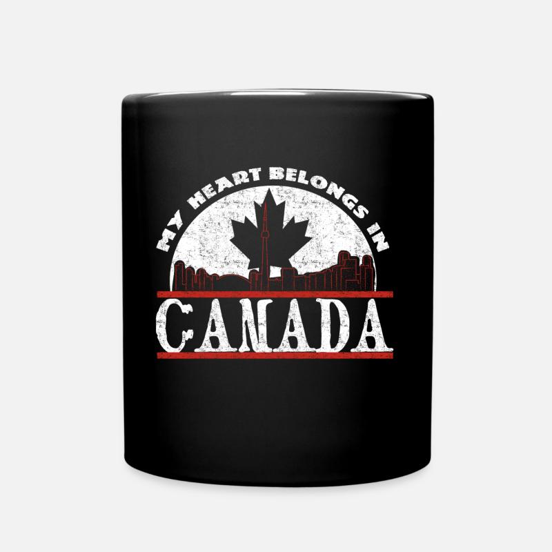 Canada - Mug uni - noir