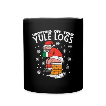 Santa Clause Santa Claus Christmas Funny - Full Colour Mug - black - Front