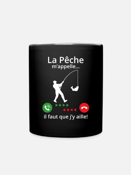 La pêche m'appelle ! - Mug uni - noir