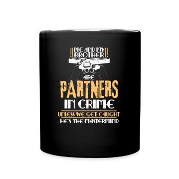 Brother brothers gift - Full Colour Mug - black - Front