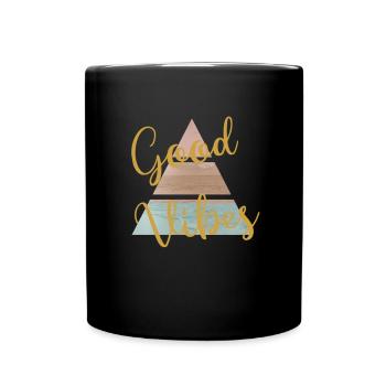Sommer - Tasse einfarbig - Schwarz - Vorne