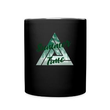 Sommer - Tasse einfarbig - Schwarz - Vorne