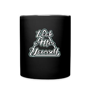 saying - Full Colour Mug - black - Front