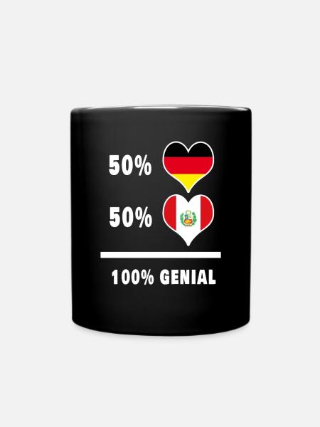 Allemagne et Pérou Genial / Cadeau - Mug uni - noir