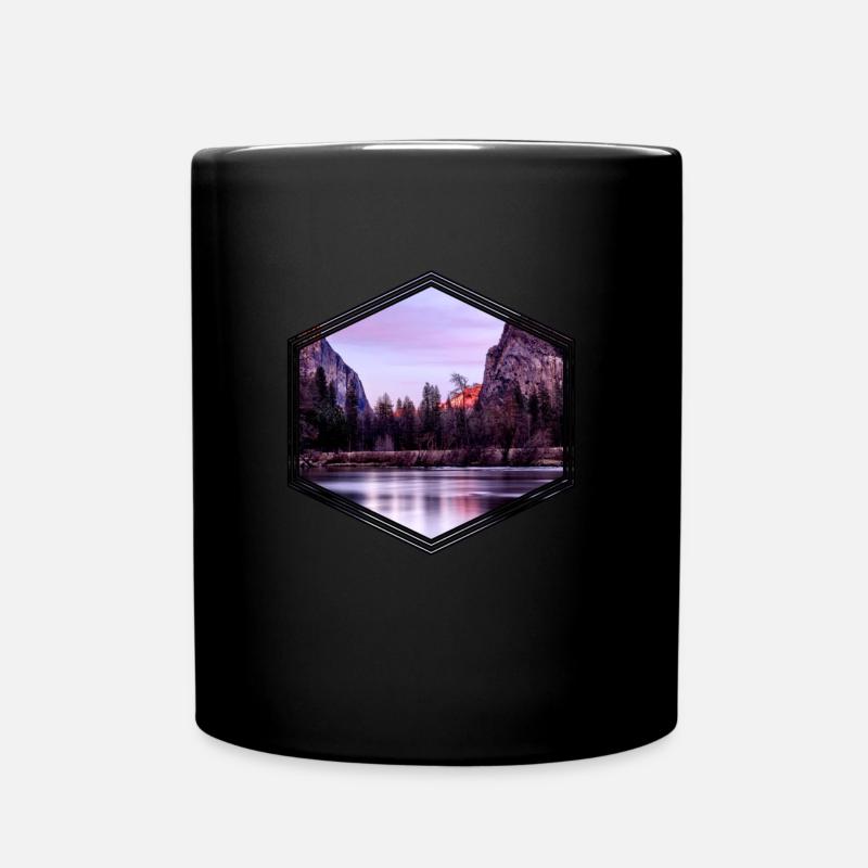 Natur - Tasse einfarbig - Schwarz