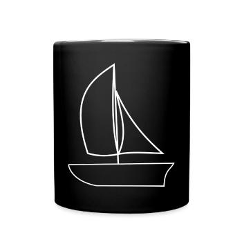 sailing - Full Colour Mug - black - Front