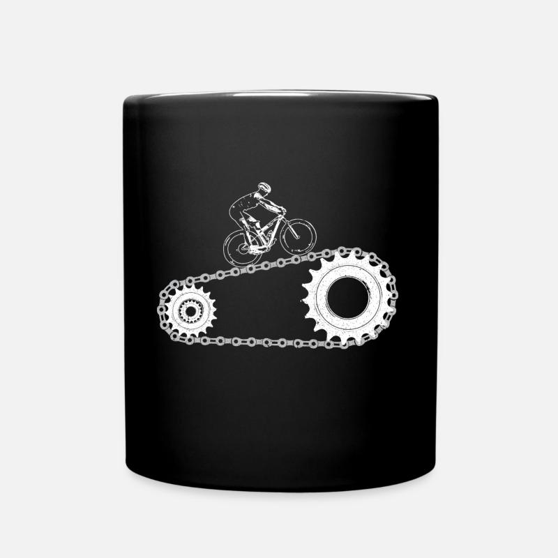 Fahrrad Fahrer Sport Geschenkidee - Tasse einfarbig - Schwarz