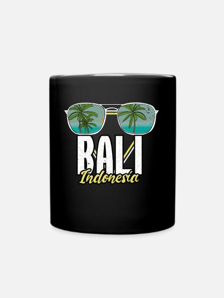 Bali memories gift idea - Full Colour Mug - black