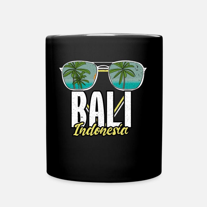 Bali memories gift idea - Full Colour Mug - black