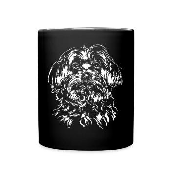 MALTESER Maltese Wilsigns Dog Dog - Full Colour Mug - black - Front